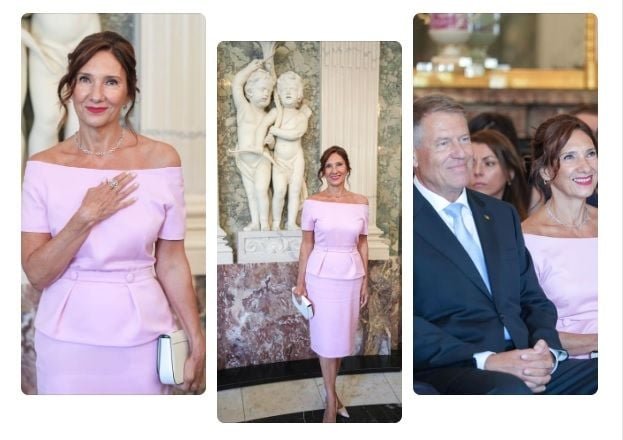 Carmen Iohannis s-a afișat cu diamante de 12.000 de euro la un eveniment din Germania FOTO