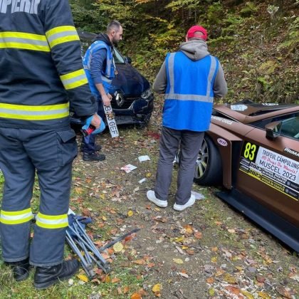 Spectator accidentat la Trofeul Câmpulung Muscel 2023. Victima are multiple fracturi - FOTO