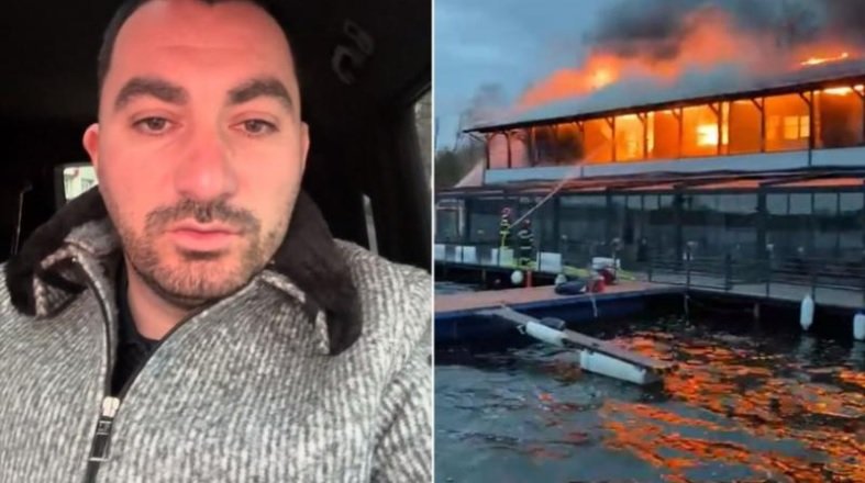 Incendiu la Taverna Racilor din Snagov. Pescobar: Asta este, a luat foc, se face la loc. Viaţa merge înainte
