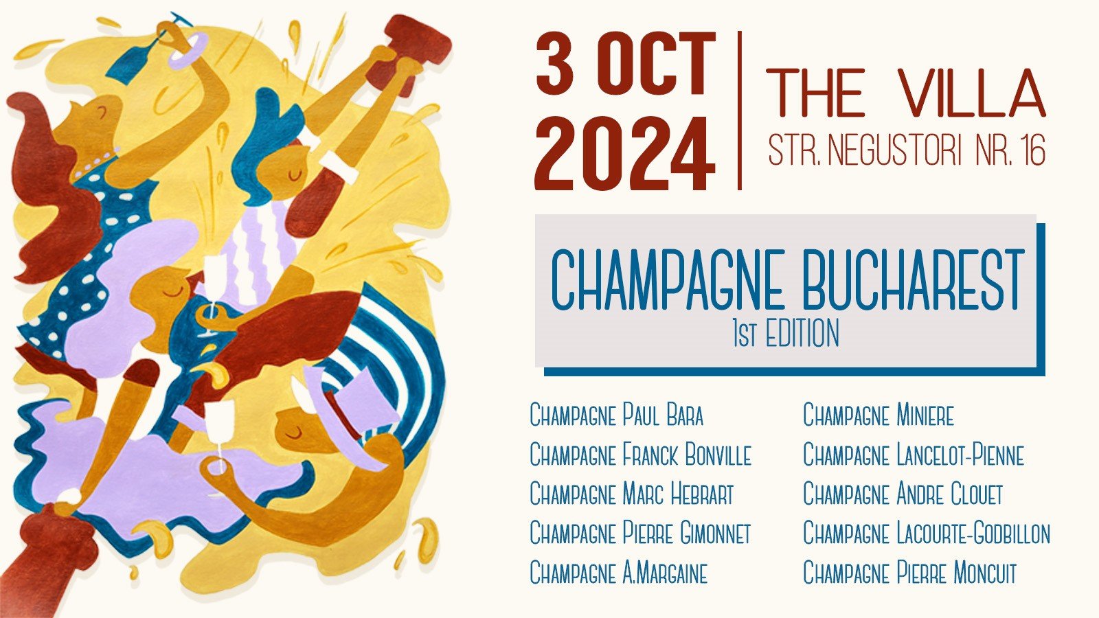 Primul Salon de Șampanie din România – 3 Octombrie 2024